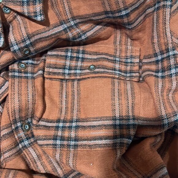 Madewell Slub Flannel Easy Long-Sleeve Shirt golden Oak NWT size XXL - Picture 12 of 12